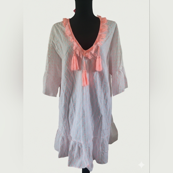 Lilly Pulitzer Other - Lilly Pulitzer White and Pink Patterned Dress